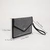 Rhinestone Black Envelope Bag