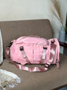 NiceG Sports Pink Cross Body Gym Bag (Unisex)