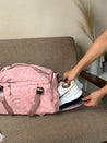 NiceG Sports Pink Cross Body Gym Bag (Unisex)