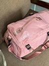 NiceG Sports Pink Cross Body Gym Bag (Unisex)