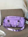 NiceG Sports Purple Cross Body Gym Bag (Unisex)