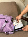 NiceG Sports Purple Cross Body Gym Bag (Unisex)