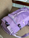 NiceG Sports Purple Cross Body Gym Bag (Unisex)