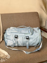 NiceG Sports Sky Blue Cross Body Gym Bag (Unisex)