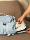 NiceG Sports Sky Blue Cross Body Gym Bag (Unisex)
