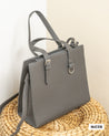 NiceG Vinka Cross Grey Tote Bag