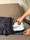 NiceG Sports Black Cross Body Gym Bag (Unisex)